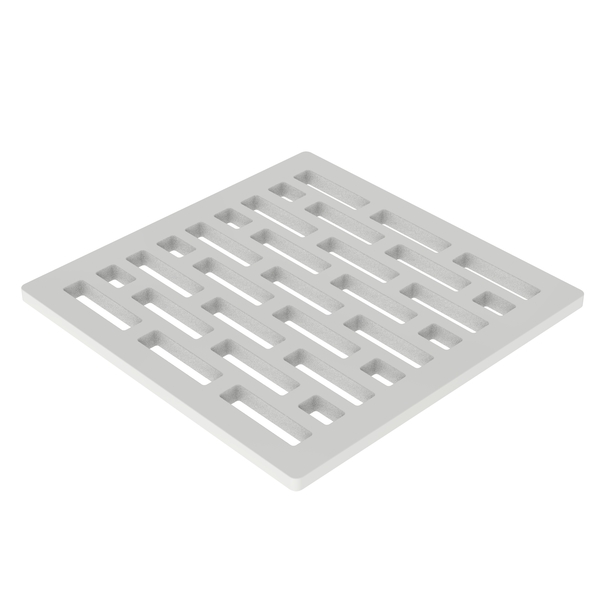 Newport Brass 4" Square Shower Drain in Matte White 233-406/52